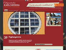 Tablet Screenshot of orlogsstadenkarlskrona.se